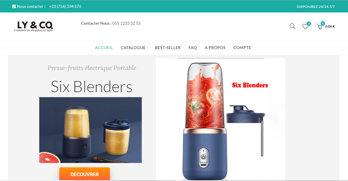 Création de site e-commerce Ly&Co